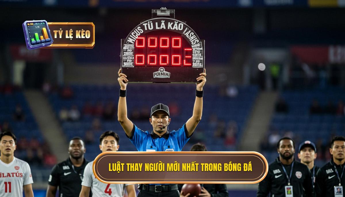 Luật thay người mới nhất trong bóng đá 