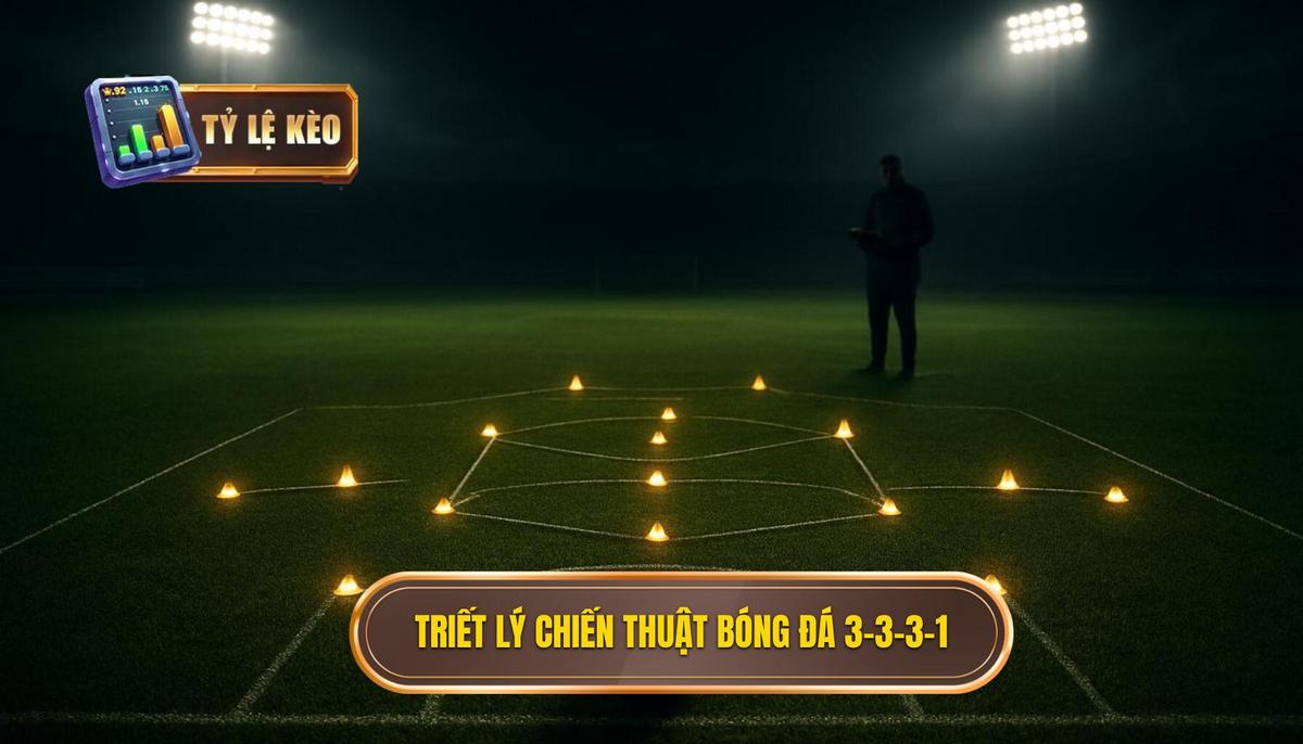 Bản chất và Triết lý của Chiến thuật bóng đá 3-3-3-1