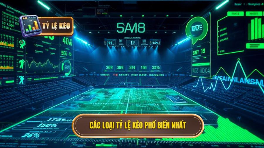 2. Các loại tỷ lệ kèo phổ biến nhất