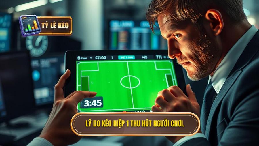 Tại sao kèo hiệp 1 lại thu hút người chơi chuyên nghiệp?